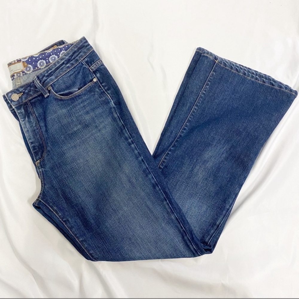 PAIGE Rising Glen High Waist Bootcut Jeans